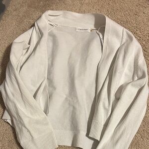 Calvin Klein Women's Cream Shrug